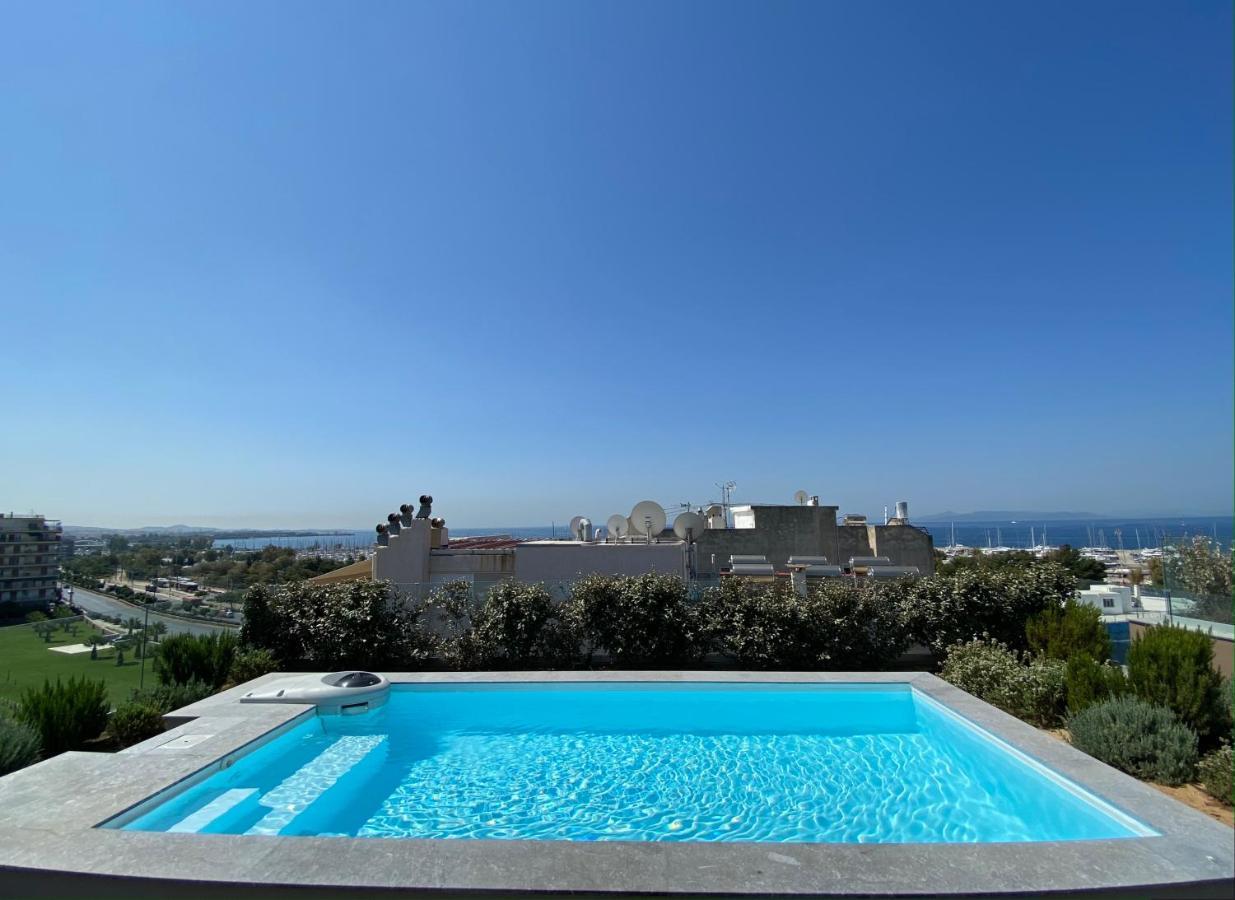 Athens Riviera 2-Bed Apt & Pool Access #Unoblu Eksteriør billede