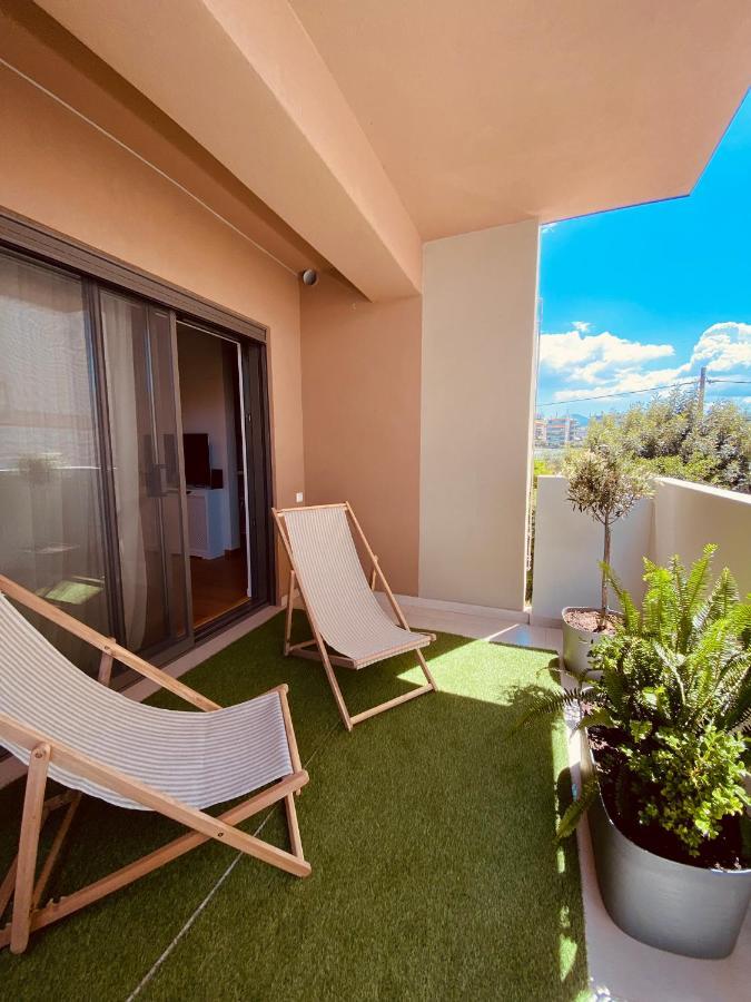 Athens Riviera 2-Bed Apt & Pool Access #Unoblu Eksteriør billede