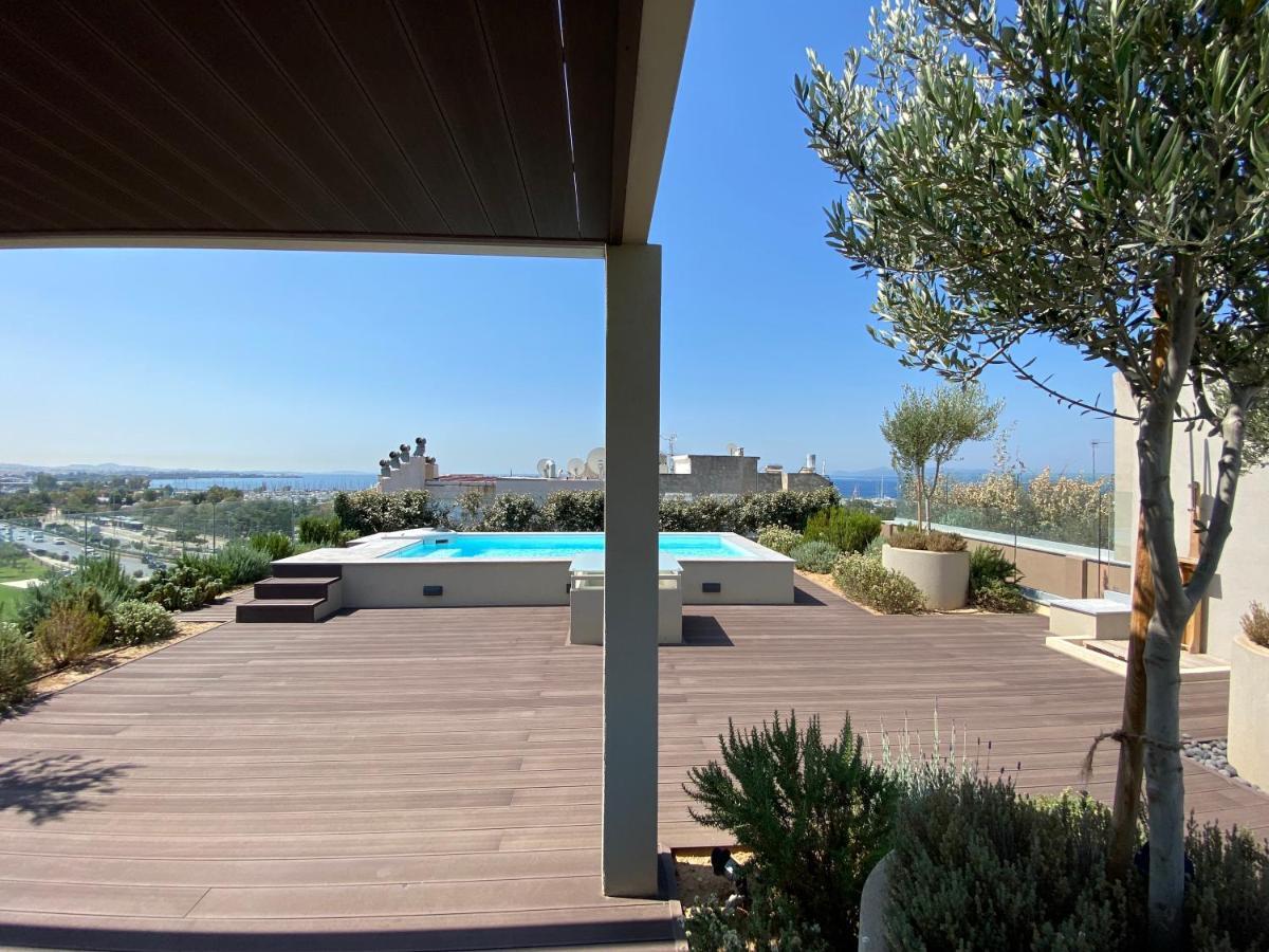 Athens Riviera 2-Bed Apt & Pool Access #Unoblu Eksteriør billede